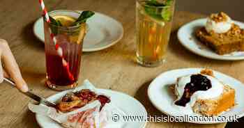 Review of Gail's summer menu of cakes savouries and iced tea