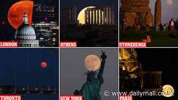 Incredible photos show the once-in-18-years 'lunar standstill' event coinciding with the Full Strawberry Moon
