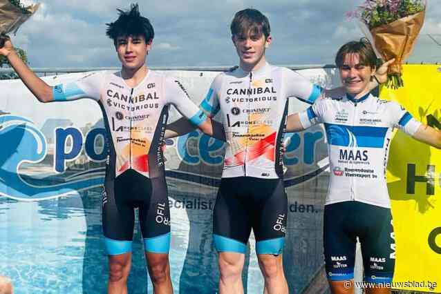 Junior Nolan Huysmans kijkt na tweede zege op de weg al uit naar EK piste: “Vooral op de ploegenachtervolging hebben we al stevig getraind”