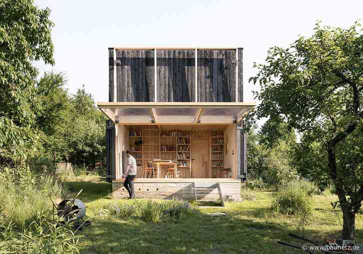 Mit Weinkeller im Grünen
 - Gartenpavillon von BYRÓ architekti in Prag