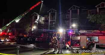Calgary condo complex fire displaces dozens of people
