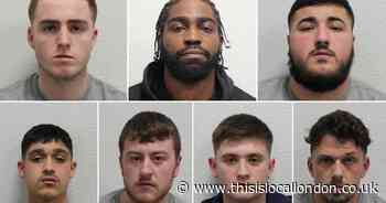 Thugs who killed Kai McGinley on Erith street pictured