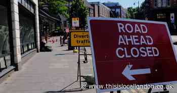 Crouch Hill, Crouch End closed due to burst water pipe