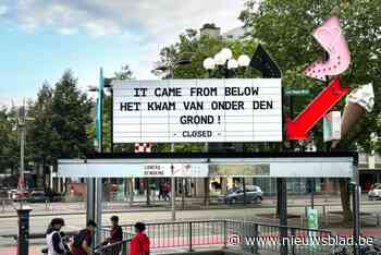 Opzichtige kunstinstallatie aan tunnel onder Europalaan in Genk