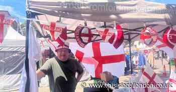 Meet the Romford Market trader behind England Euro 2024 themed stall