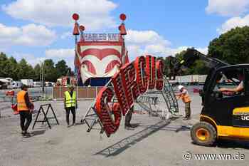 „Abgesegelt und festgezurrt“: Ein Zirkus baut auf