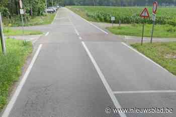 Werken aan kruispunt met fietssnelweg vlak bij Sint Oda