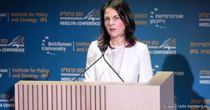 Baerbock: Aufruf zu Sicherheitspartnerschaft für Gaza