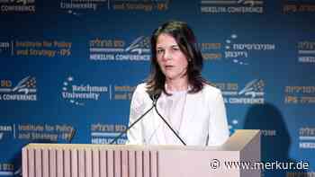 Baerbock: Aufruf zu Sicherheitspartnerschaft für Gaza