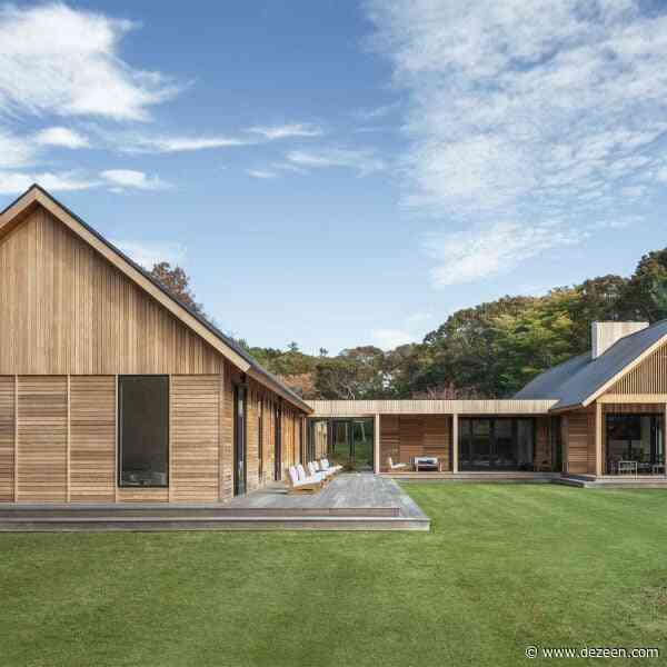 Oza Sabbeth Architects creates East Hampton house with cedar cladding