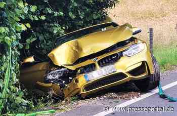 FW-EN: Häusern muss nach Verkehrsunfall Strom abgeschaltet werden