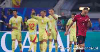 Ook B-elftal Spanje ijzersterk, Albanië uitgeschakeld op EK na kleine nederlaag