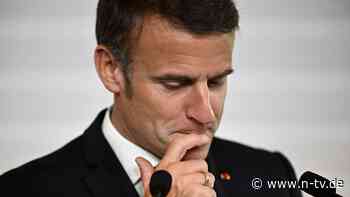 Bedrohung von rechts und links: Macron warnt vor "Bürgerkrieg" in Frankreich
