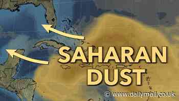 Massive cloud of Saharan dust is set to engulf parts of the US as it travels 5,000 miles across the Atlantic Ocean
