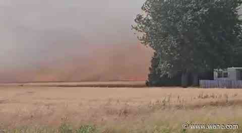 Wildfires occur near Monroeville Saturday