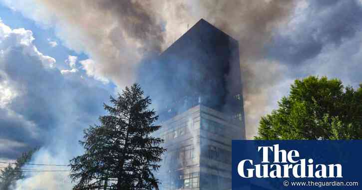 Eight killed in Moscow office block fire including two who jumped to deaths