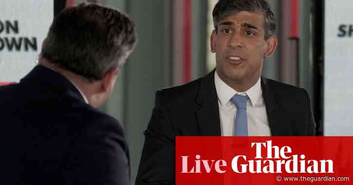 Sunak defends decision not to take immediate action against Tories in betting scandal – as it happened