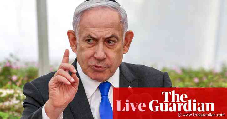 US withholding arms shipments, says Netanyahu, days after Washington denies claim – as it happened