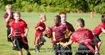Stonyhurst and Mount Carmel competing at UK flag NFL finals