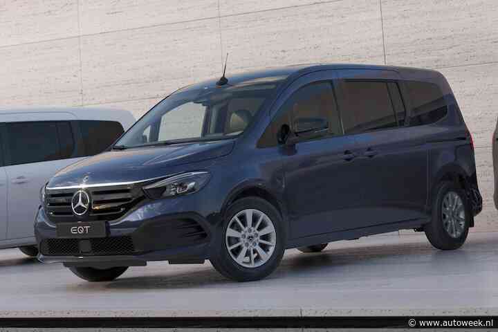 De nieuwe, lange Mercedes-Benz EQT is aanzienlijk ruimer dan een EQS SUV