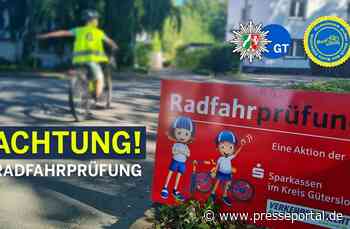 POL-GT: Fahrradprüfung an der Violenbachschule Borgholzhausen Standort Nord
