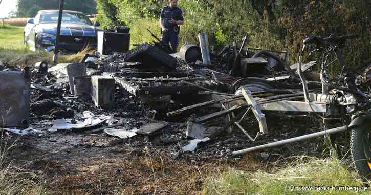 Explosion in Wohnwagen – 60-Jähriger weiter in Lebensgefahr