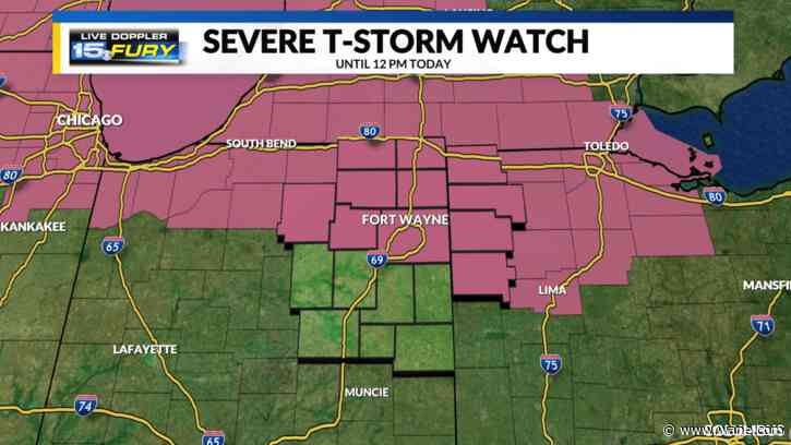 Severe Thunderstorm Watch for the Area
