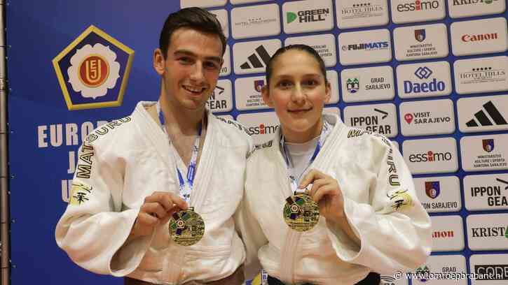 Volop blauwe plekken, maar Sanne en Stein zijn de beste van Europa