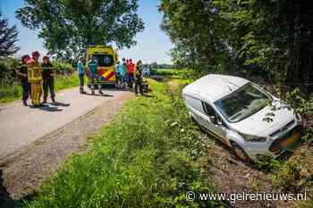 Gewonde bij ongeval, traumahelikopter ingezet