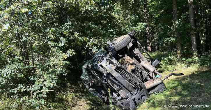 Tödlicher Verkehrsunfall auf A70 – Fahrer noch an der Unfallstelle verstorben