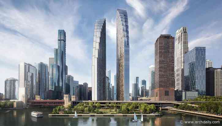 SOM's Residential Chicago Towers Break Ground in the United States