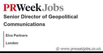 Elva Partners: Senior Director of Geopolitical Communications