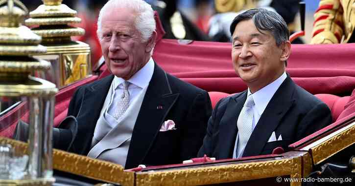 Japanisches Kaiserpaar zu Besuch bei König Charles