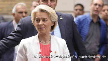 Von der Leyen: Einigung auf zweite Amtszeit an der Spitze der EU-Kommission