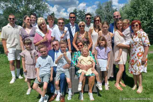 Paula (86) en Nestor (86) vieren briljanten jubileum in grote familiekring