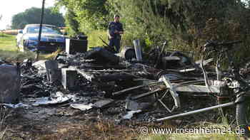 Wohnwagen explodiert auf Campingplatz in Bayern – Besitzer in „akuter Lebensgefahr“