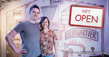 Kun je hier straks wel 800 biersoorten proeven? Wessel en Dafne openen het Bierkwartier