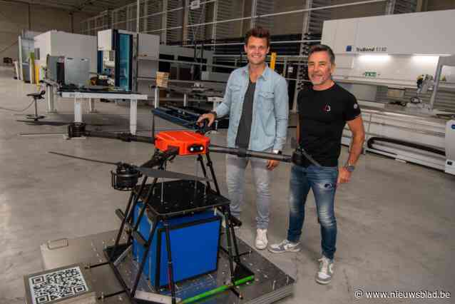 Ondernemers Bart (60) en Kris (38) willen levering pakketjes revolutioneren met zelfvliegende drones: “Mechelen krijgt de primeur”