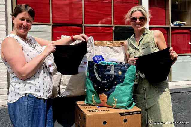 Markant & Best Pittig zamelen 4.000 maandverbanden en menstruatie-ondergoed in