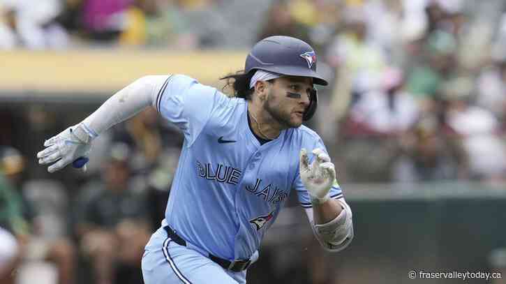 Jays reinstate shortstop Bichette from injured list before game against Red Sox