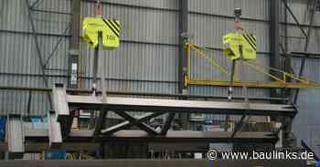 Modulare Wendevorrichtung positioniert sperrige Lasten bis 100 Tonnen