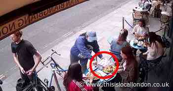 Watch: London pickpocket steals woman's phone in Covent Garden