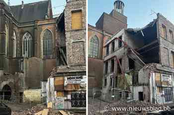 Deel leegstand gebouw aan Gesù-klooster ingestort: verkeer nog hele dag onderbroken