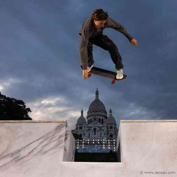 PlayLab designs "scenically sculpted" Sacré Cœur skatepark to resemble stone