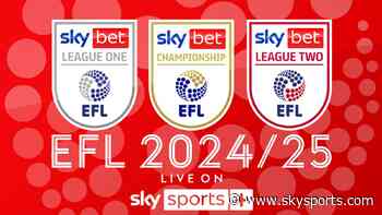 The EFL fixtures live on Sky Sports+