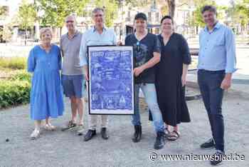 Balpenkunstenaar Nic Van Hees overhandigt eerbetoon over Kasterlee aan gemeente