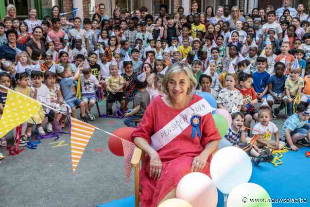 Juf Dominique stond 41 jaar voor de klas in de Vrije Centrumschool, maar geniet vanaf vrijdag van haar pensioen