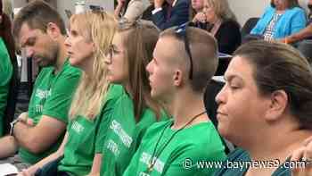 Dozens petition Hernando school board to save removed principal's job