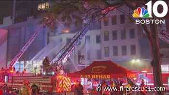 Boston firefighters battle 4-alarm fire in historic restaurant