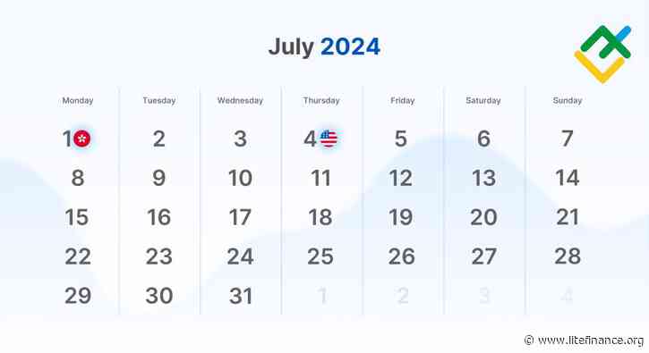 World stock market holidays: July 2024